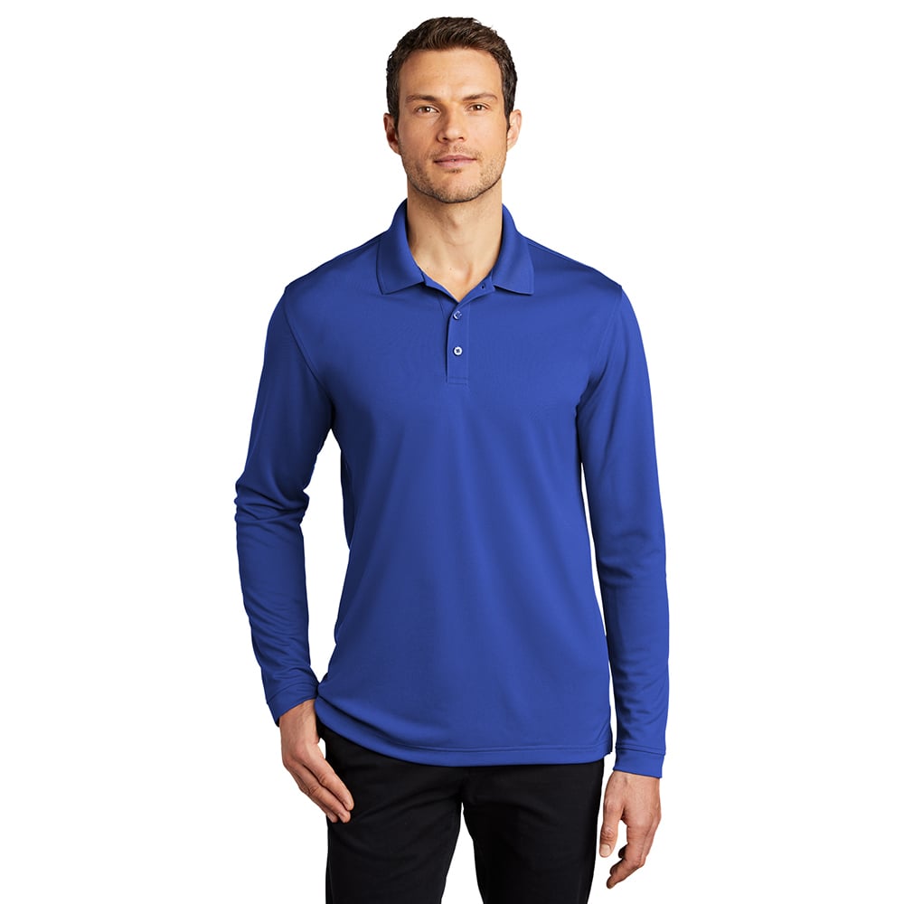 Port Authority K110LS Dry Zone UV Micro-Mesh Long Sleeve Polo