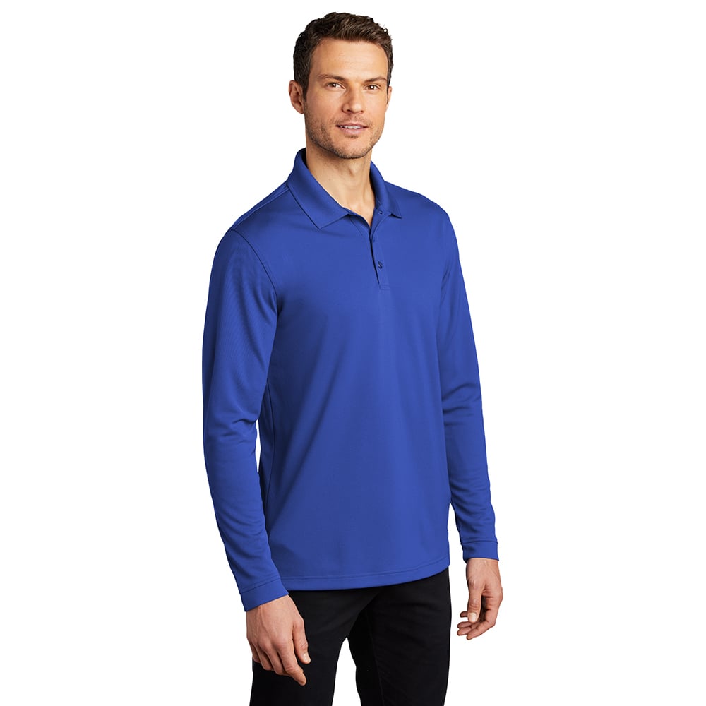 Port Authority K110LS Dry Zone UV Micro-Mesh Long Sleeve Polo