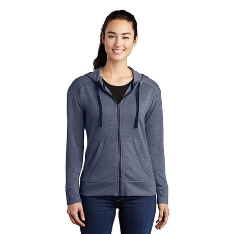 Sport-Tek LST293 PosiCharge Women's Tri-Blend Jacket with Hood