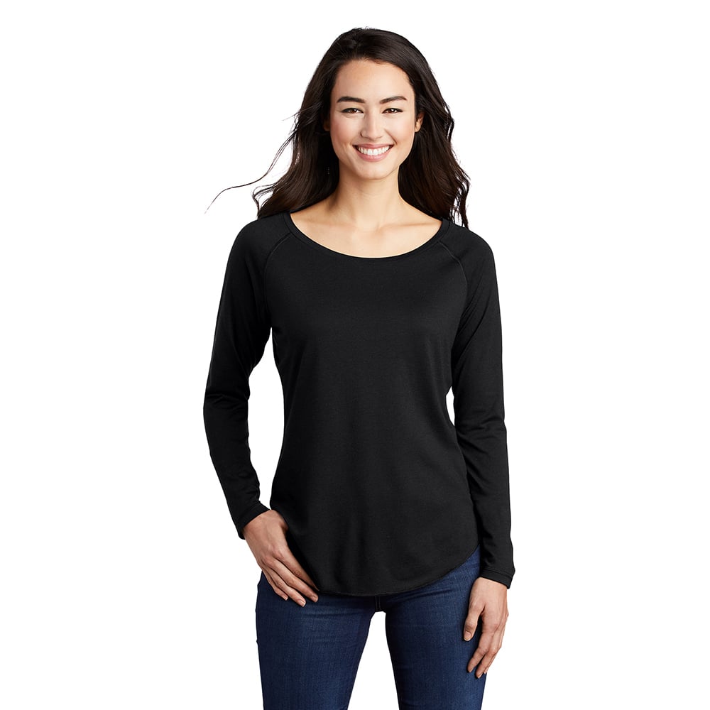 Sport-Tek LST400LS PosiCharge Women's Long Sleeve Raglan T-Shirt