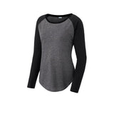 Sport-Tek LST400LS PosiCharge Women's Long Sleeve Raglan T-Shirt