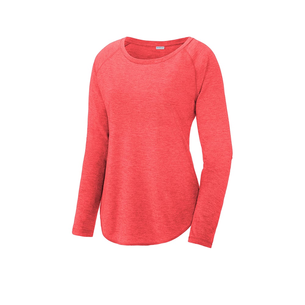 Sport-Tek LST400LS PosiCharge Women's Long Sleeve Raglan T-Shirt