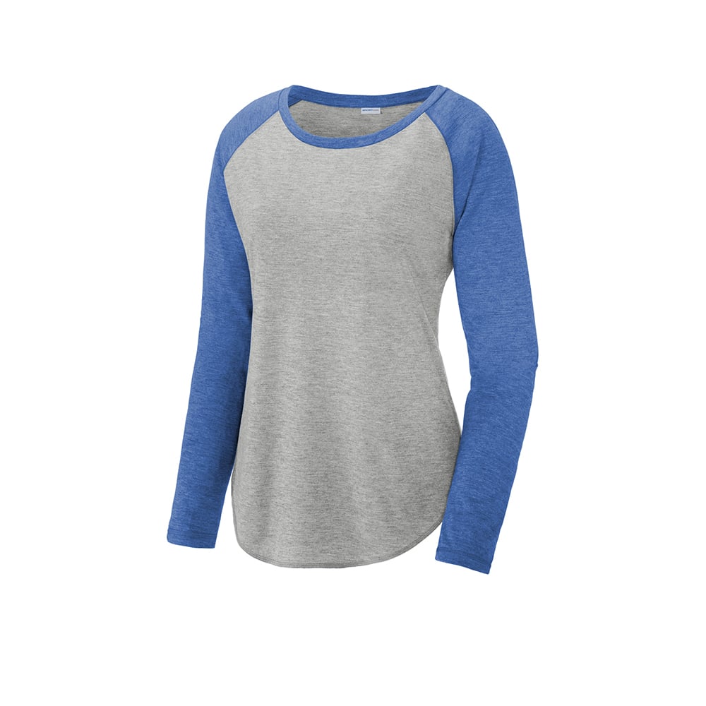 Sport-Tek LST400LS PosiCharge Women's Long Sleeve Raglan T-Shirt