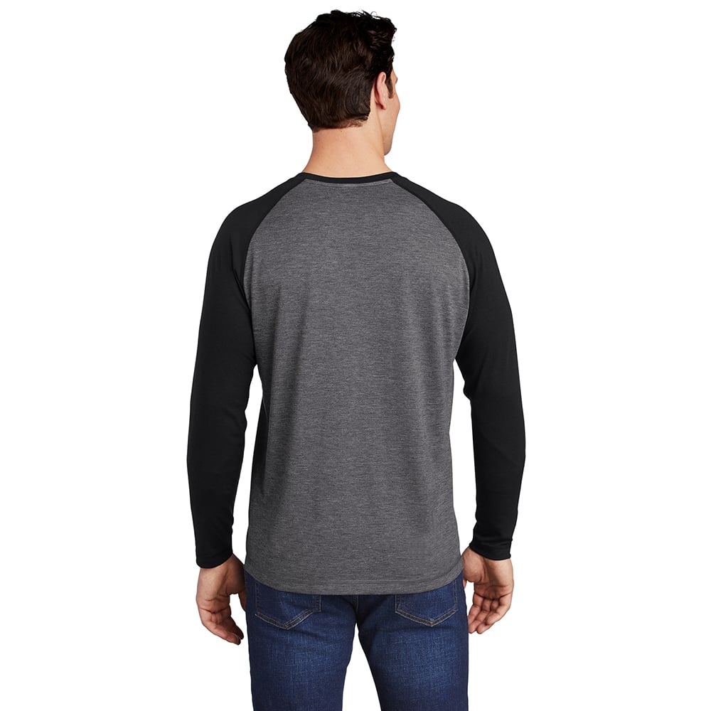 Sport-Tek ST400LS PosiCharge Tri-Blend Long Sleeve Raglan T-Shirt