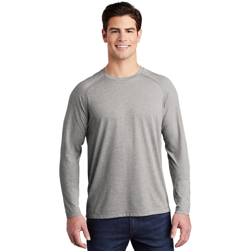 Sport-Tek ST400LS PosiCharge Tri-Blend Long Sleeve Raglan T-Shirt