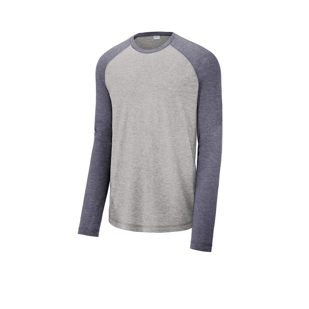 Sport-Tek ST400LS PosiCharge Tri-Blend Long Sleeve Raglan T-Shirt