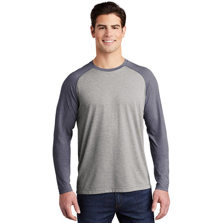 Sport-Tek ST400LS PosiCharge Tri-Blend Long Sleeve Raglan T-Shirt