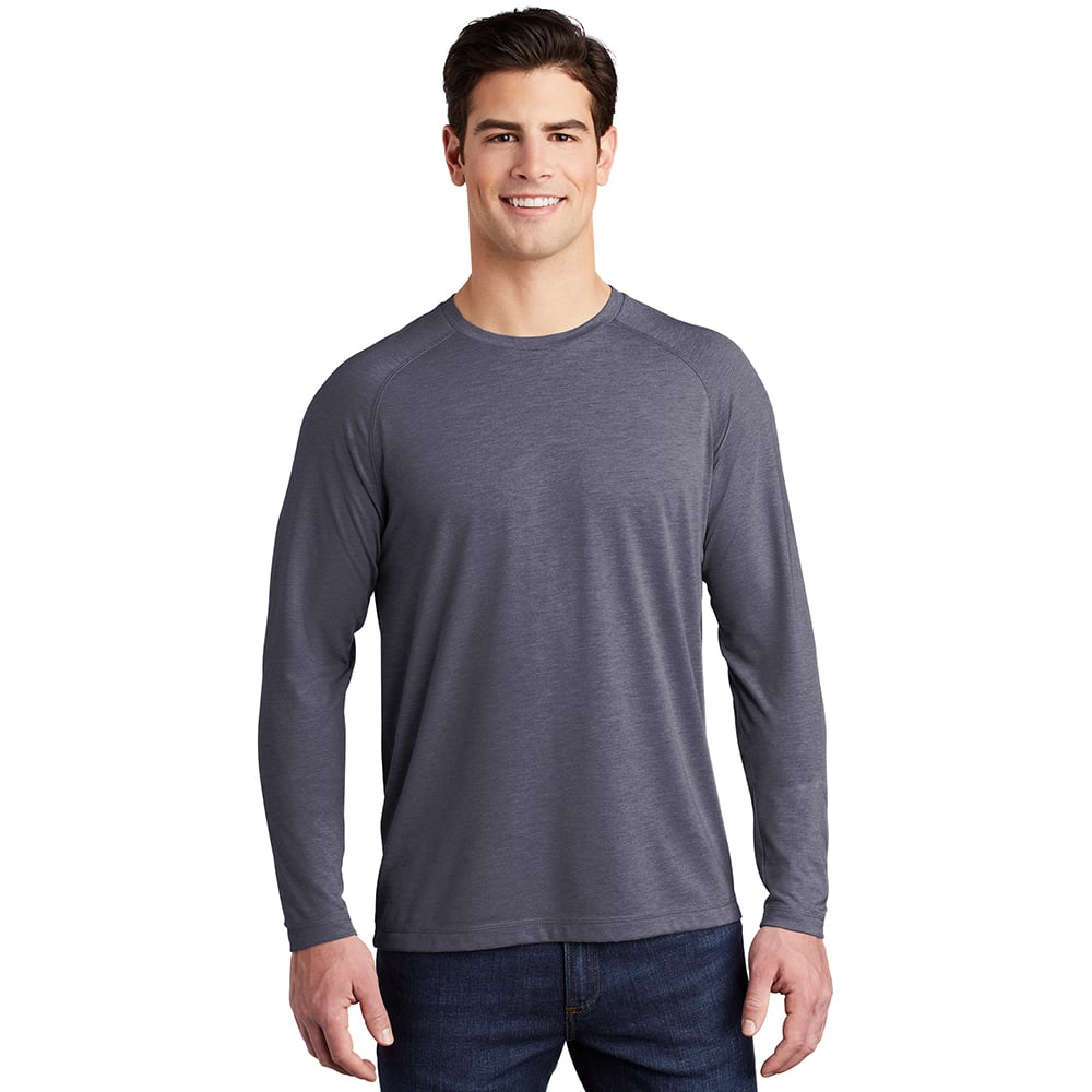 Sport-Tek ST400LS PosiCharge Tri-Blend Long Sleeve Raglan T-Shirt