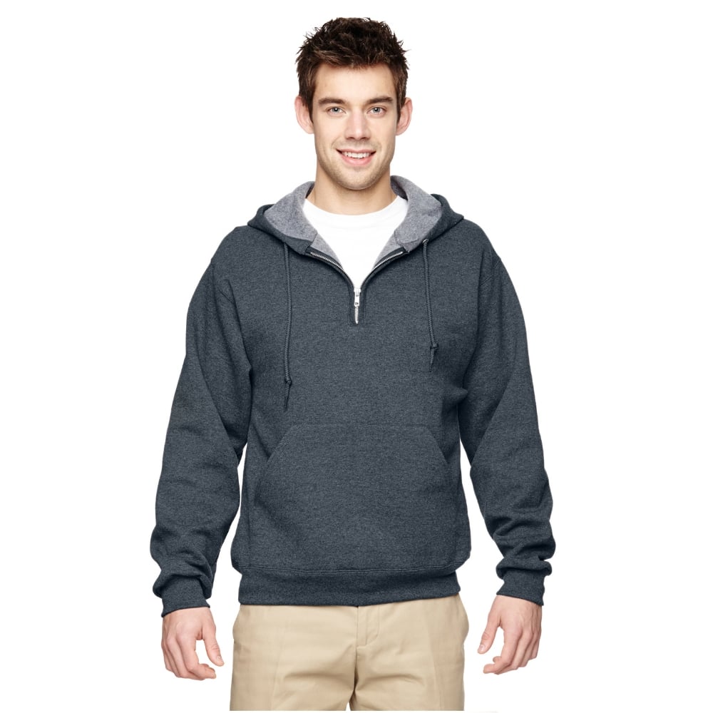 Jerzees NuBlend® 994MR Quarter-Zip Hooded Sweatshirt