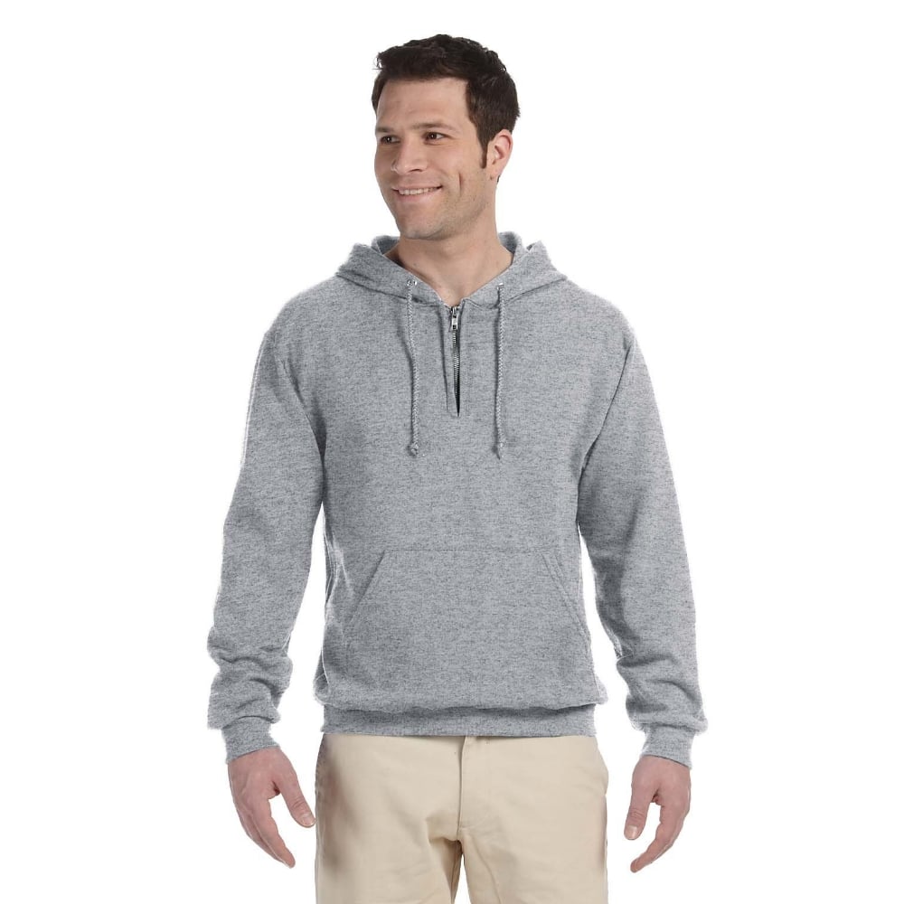 Jerzees NuBlend® 994MR Quarter-Zip Hooded Sweatshirt