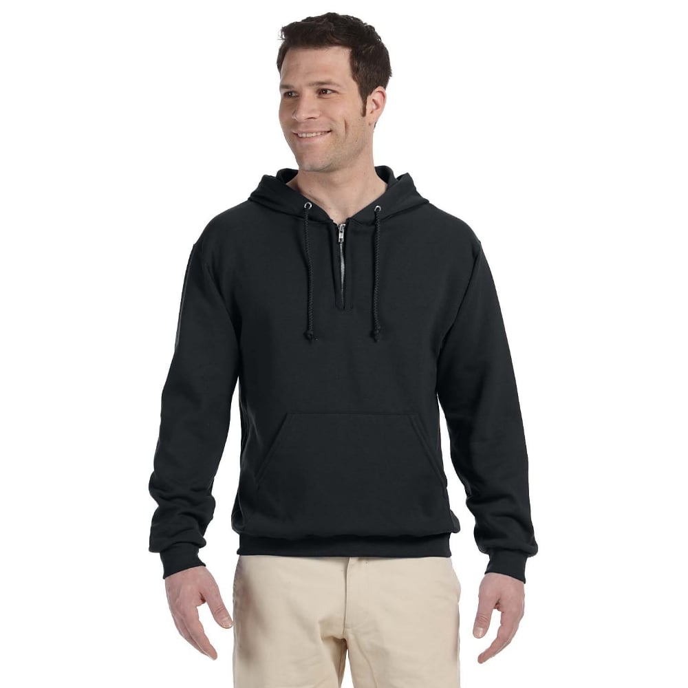 Jerzees NuBlend® 994MR Quarter-Zip Hooded Sweatshirt