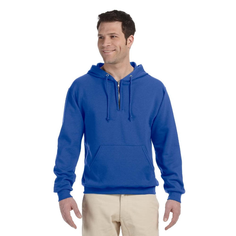 Jerzees NuBlend® 994MR Quarter-Zip Hooded Sweatshirt