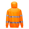 Portwest B304 Series Hi Vis Hooded Sweatshirt with Kangaroo Pocket