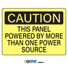 This Panel Powered by More Than One Power Source - Caution Sign