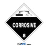 Corrosive Picto - Class 8 Placard