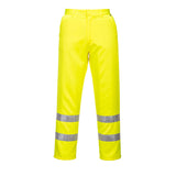 Portwest E041 Hi Vis Poly-Cotton Trousers with Texpel Dirt Finish