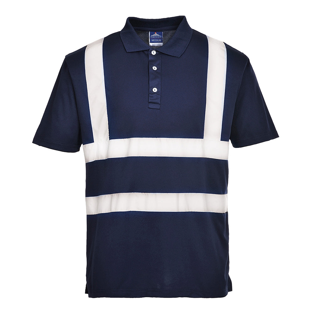 Portwest F477 Iona Enhanced Visibility Short Sleeve Polo