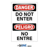 Do Not Enter Peligro No Entre Sign