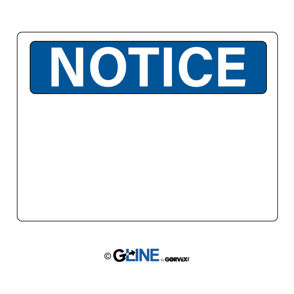 Notice Blank - Notice Sign