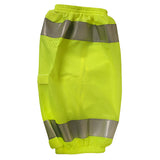 Cordova VGL100/1 Hi Vis Mesh Leg Gaiters with Silver Reflective Tapes, 1 pair