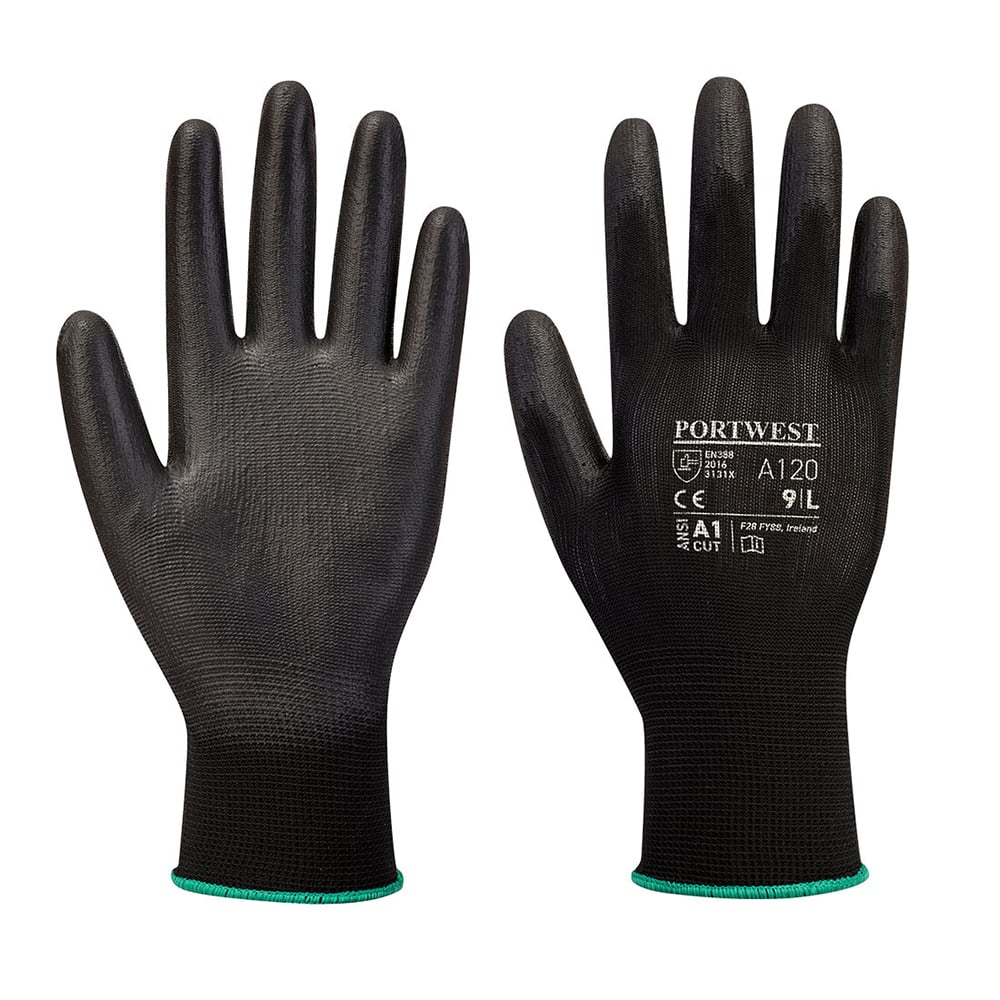 Portwest A120 Series High Dexterity, PU Palm Gloves, 1 pair