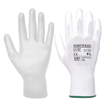 Portwest A120 Series High Dexterity, PU Palm Gloves, 1 pair