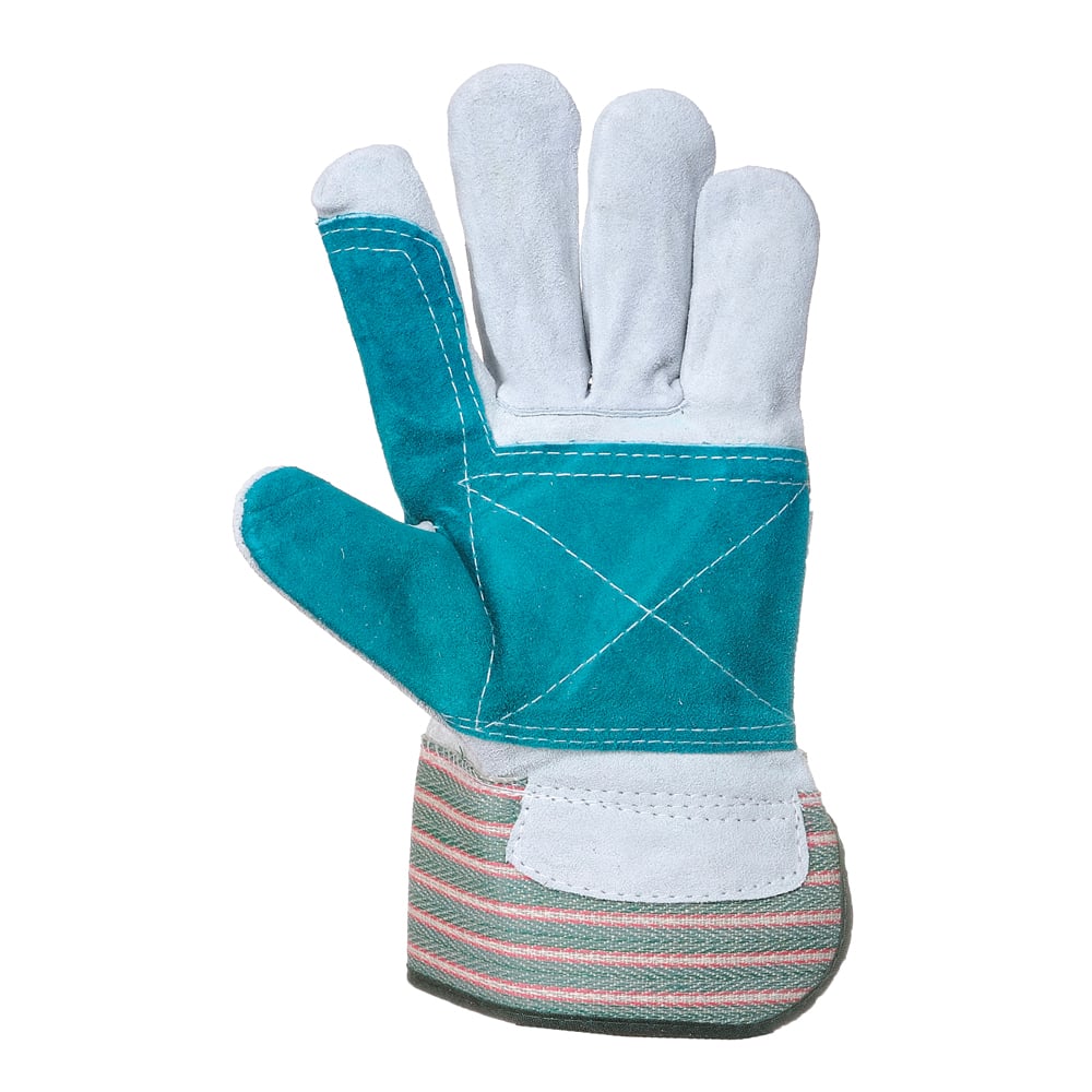 Portwest A230 Series Reinforced Patch, Double Palm Rigger Gloves, 1 pair