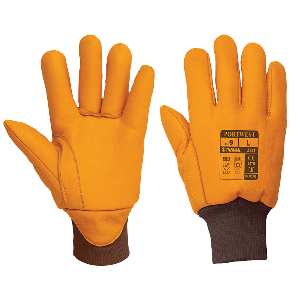 Portwest A245 Series Knit-Cuffed, Antarctica Insulatex Gloves