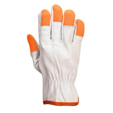 Portwest A261 Orange Tip Goatskin Driver Glove, 1 dozen (12 pairs)