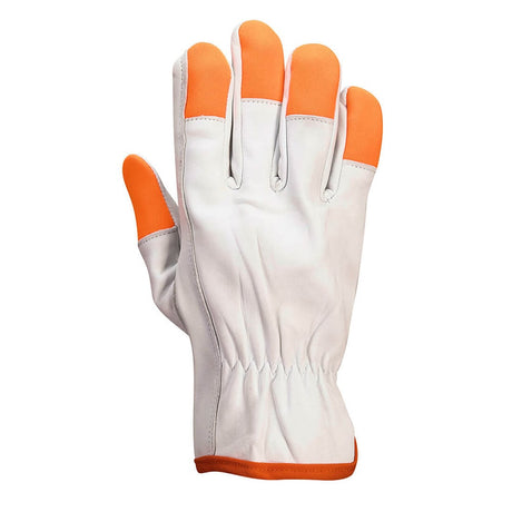 Portwest A261 Orange Tip Goatskin Driver Glove, 1 dozen (12 pairs)