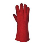 Portwest A500 Series Burn-Resistant Welders Gauntlet, Red, XL, 1 pair