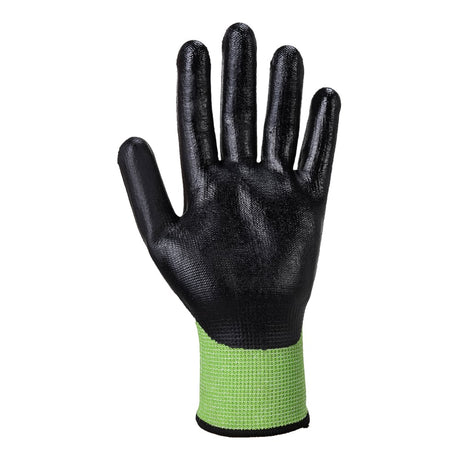 Portwest A645 Series Nitrile Foam Coated, Green Cut Gloves, 1 pair