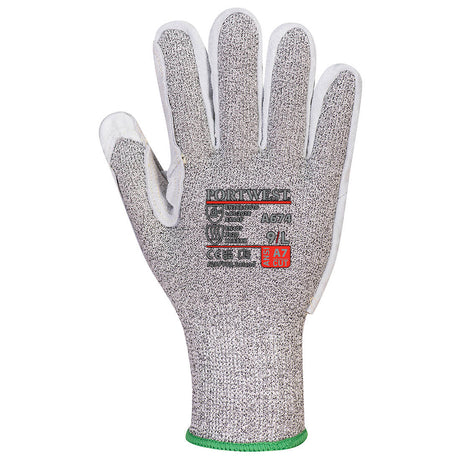 Portwest A674 CS AHR13 Cut Level A7 Leather Palm Glove, 1 pair