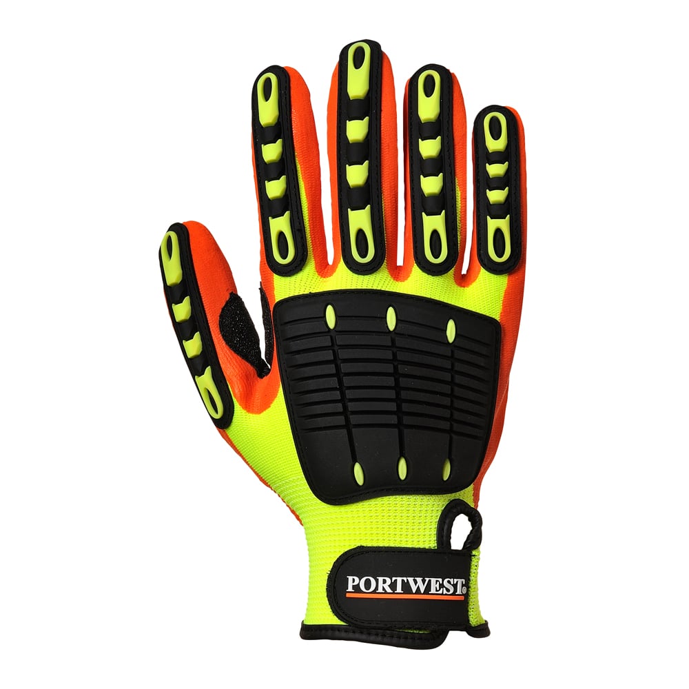 Portwest A721 Series Anti Impact, Nitrile Grip Gloves, 1 pair