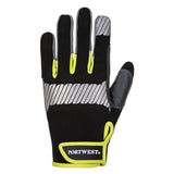 Portwest A770 PW3 Reflective Synthetic Leather Palm Utility Glove, 1 pair