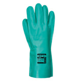 Portwest A810 Series Textured Nitrosafe Chemical Nitrile Gauntlet, 1 pair