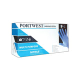 Portwest A925 Series Powder-Free Nitrile Disposable Gloves