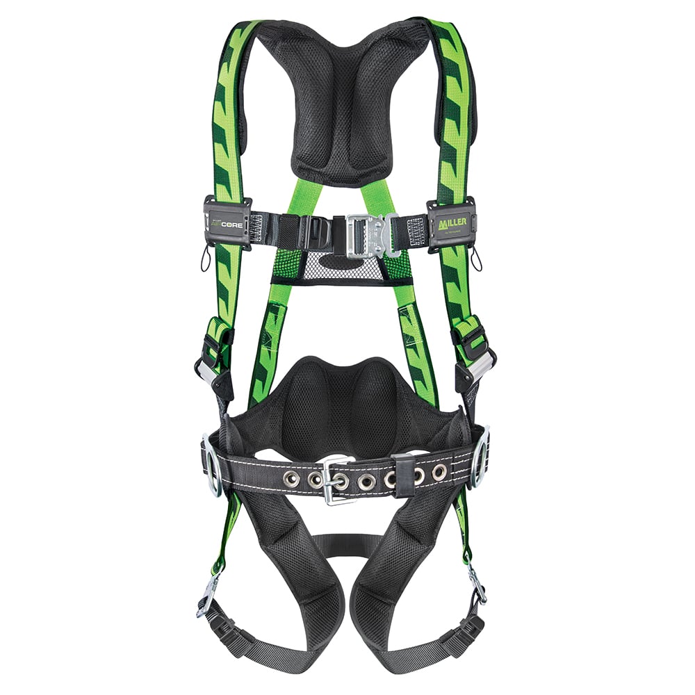 Miller AirCore™ Construction Style Harness with QC Buckles