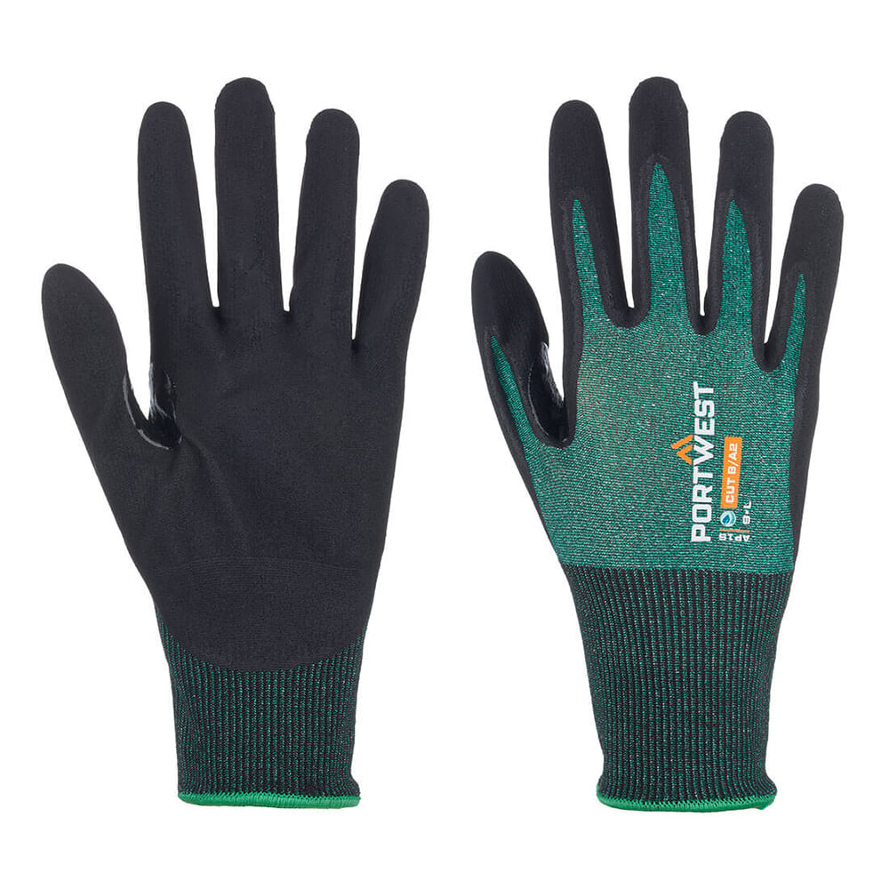 Portwest AP15 SG LR18 Eco-Friendly Cut Level A2 Micro Foam Glove