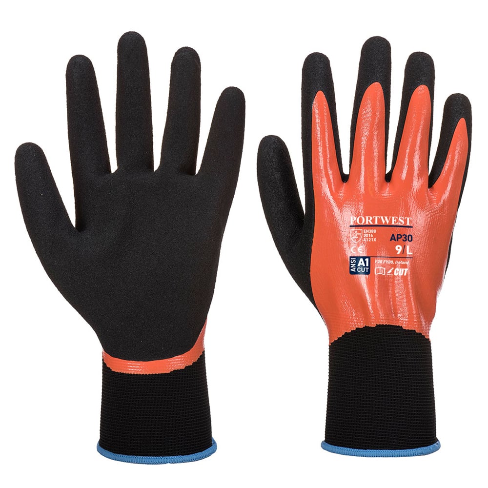 Portwest AP30 Series Nitrile Coated Dermi Pro Gloves, 1 pair