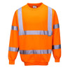 Portwest B303 Series Hi Vis Sweatshirt with Crew Neck