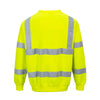 Portwest B303 Series Hi Vis Sweatshirt with Crew Neck