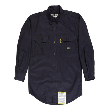 Berne FRSH10 FR Button - Down Work Shirt - Gorvex.com