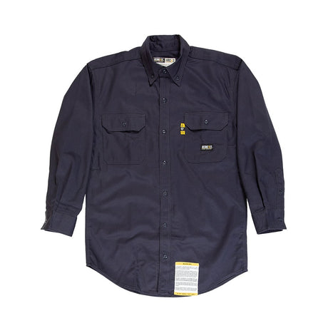 Berne FRSH10 FR Button - Down Work Shirt - Gorvex.com