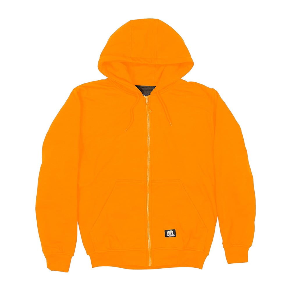 Berne HVF101 Heritage Hi Vis Hooded Sweatshirt with Thermal Lining - Gorvex.com