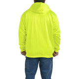 Berne HVF101 Heritage Hi Vis Hooded Sweatshirt with Thermal Lining - Gorvex.com