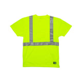 Berne HVK012 Class 2 Hi Vis Short Sleeve T-Shirt with Chest Pocket - Gorvex.com