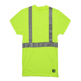 Berne HVK012 Class 2 Hi Vis Short Sleeve T-Shirt with Chest Pocket - Gorvex.com