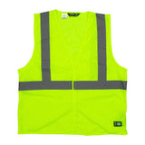 Berne HVV042 Hi Vis Economy Vest with Hook and Loop Closure - Gorvex.com