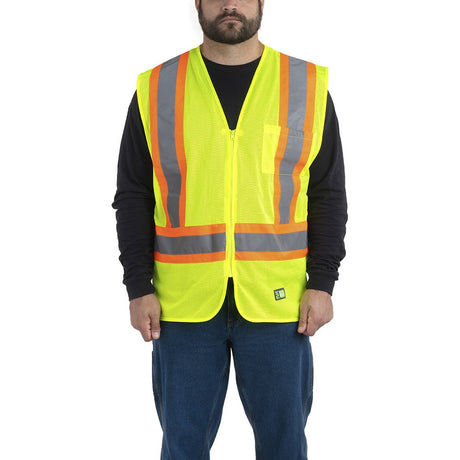 Berne HVV046 Class 2 Hi Vis Vest with Chest Pocket - Gorvex.com